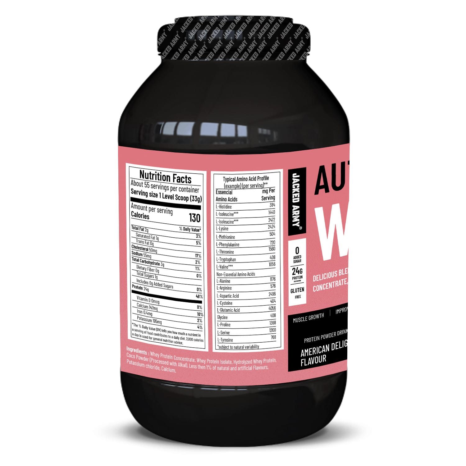 Authentic whey protein (Blend of concentrate , Isolate and Hydrolyzed) - Image 2