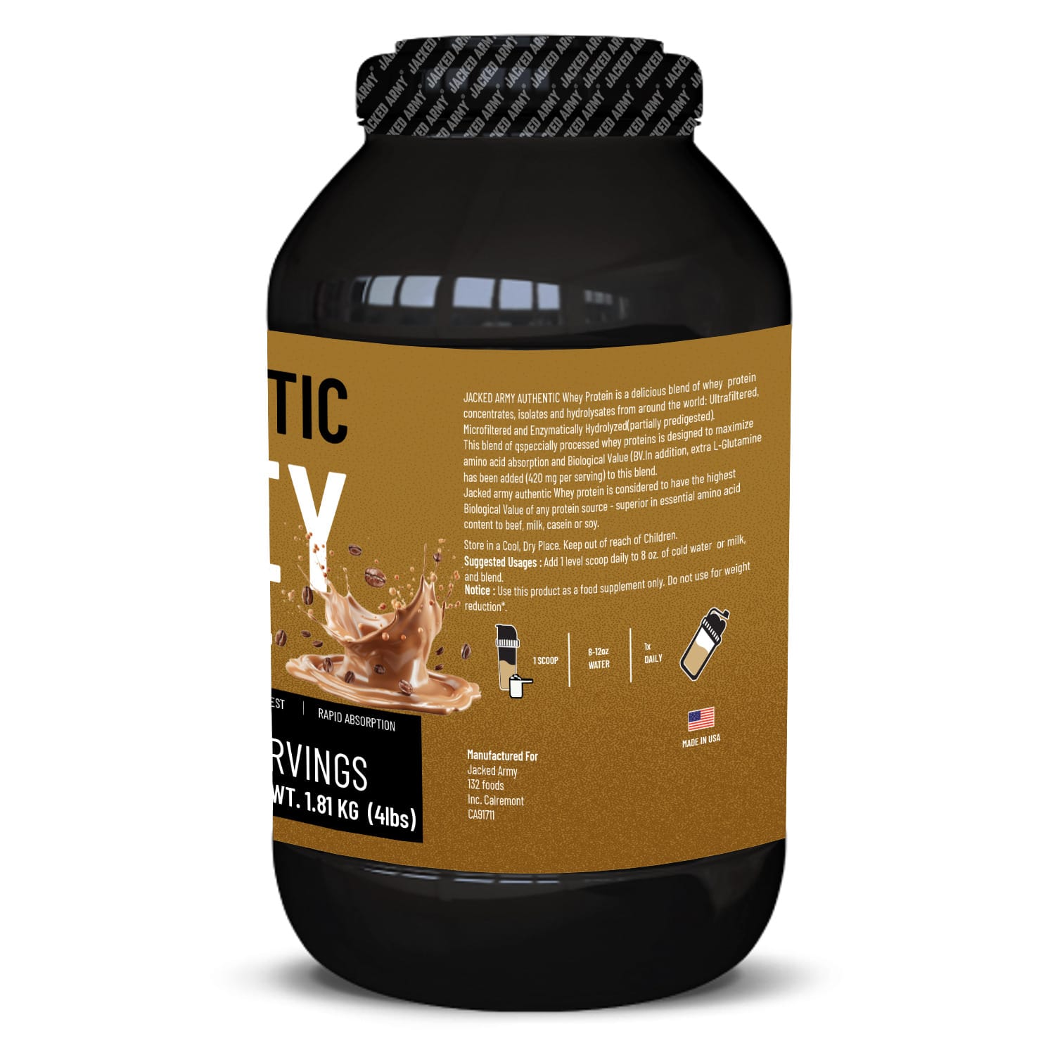 Authentic whey protein (Blend of concentrate , Isolate and Hydrolyzed) - Image 7