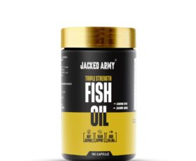Jacked Army Triple Strength Fish Oil with 540 EPA 360 DHA (100 softgels)